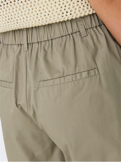 ONLZORA HW CHINO SHORTS PNT ONLY | 15344541/Savannah Tan